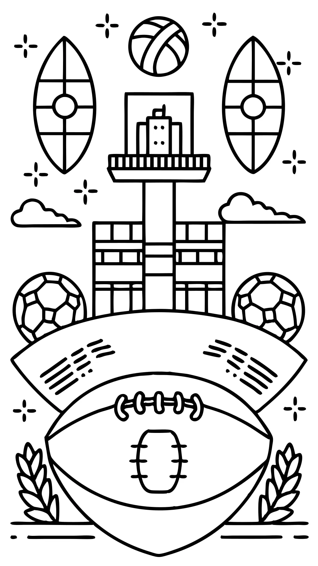 free football coloring pages